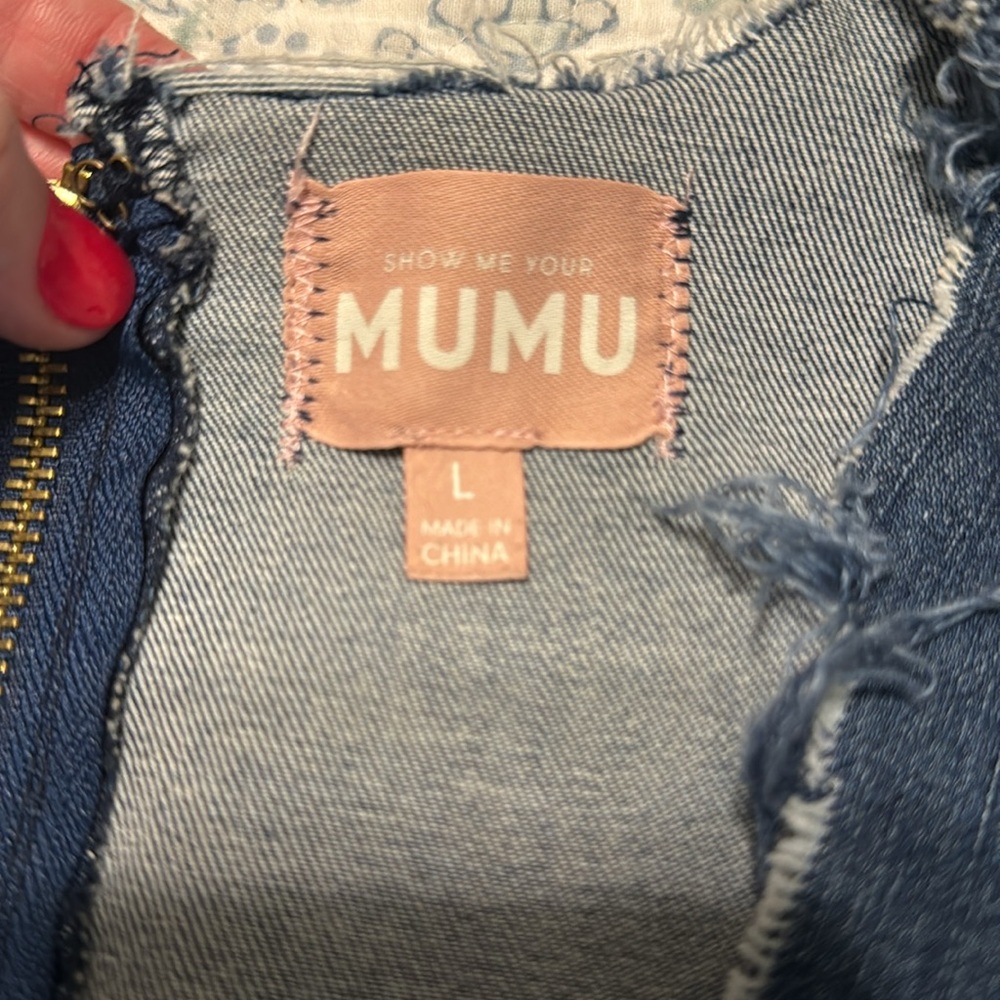SHOW ME YOUR MUMU Zoey denim dress maritime blue - Picture 9 of 9